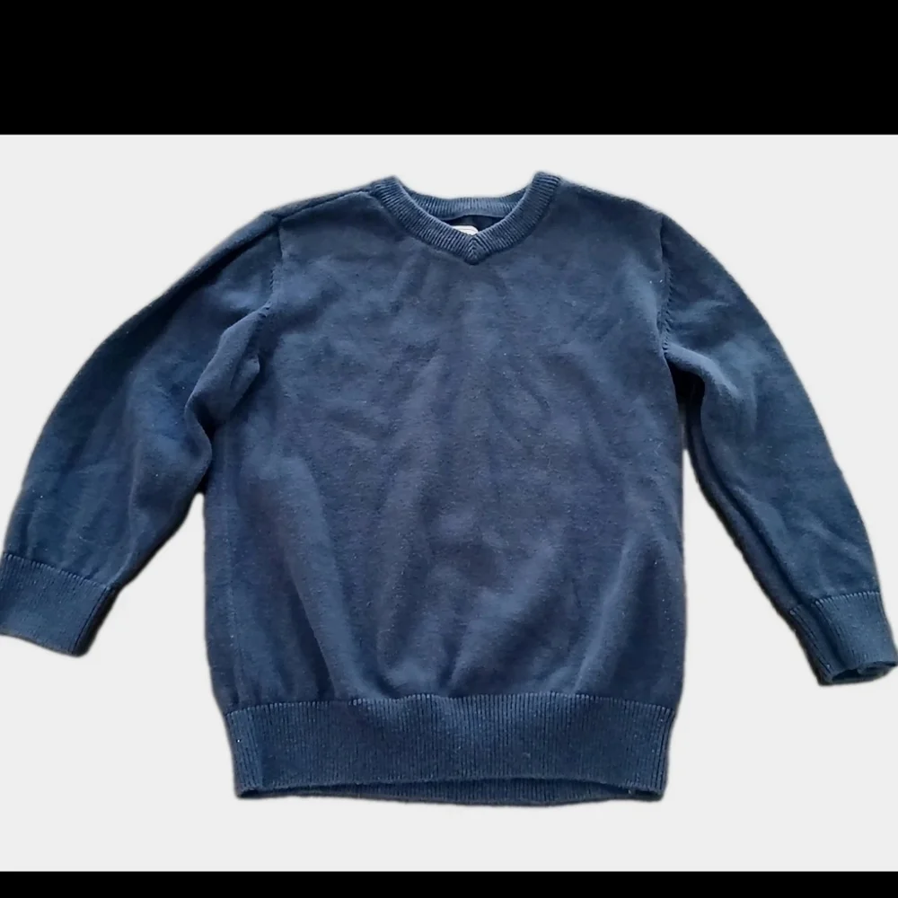 Boy's Children's  Place Pullover Cardigan Navy Blue 4T